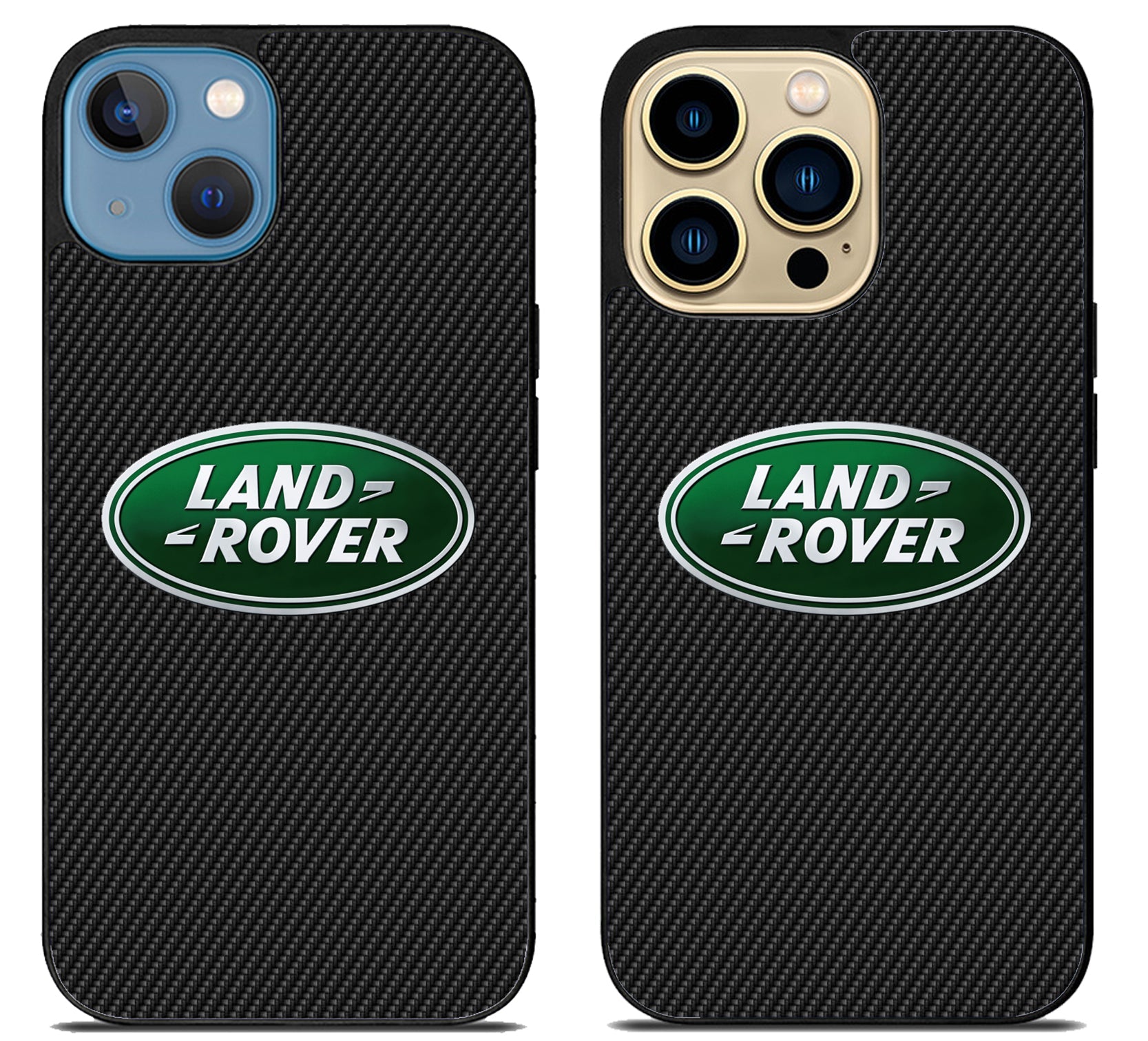 Land Rover Black Carbon iPhone 14 | 14 Plus | 14 Pro | 14 Pro Max Case