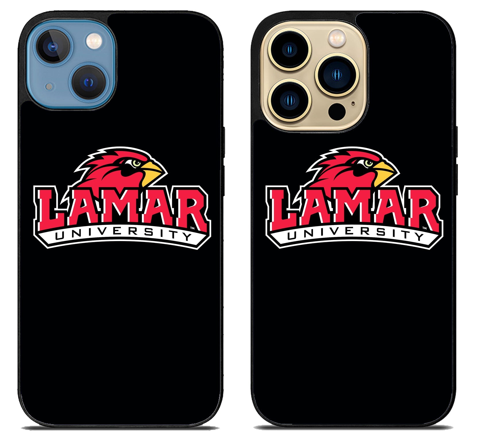 Lamar Cardinals University Black iPhone 14 | 14 Plus | 14 Pro | 14 Pro Max Case