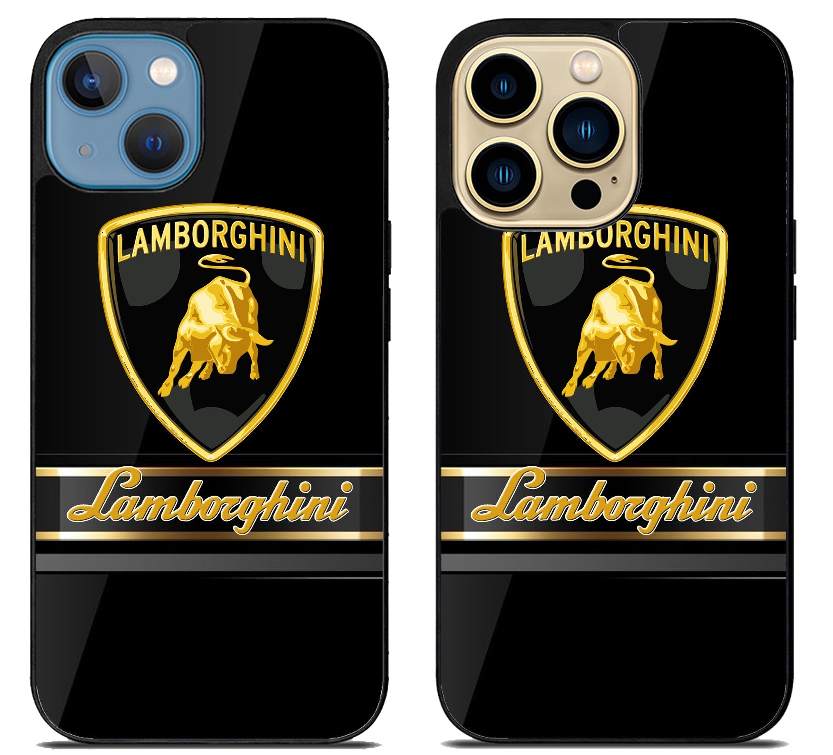 Lamborghini Black Metallic iPhone 14 | 14 Plus | 14 Pro | 14 Pro Max Case